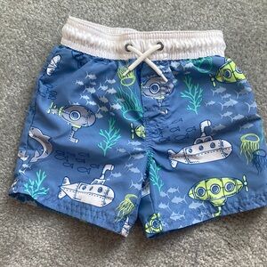 OshKosh 2T Boys Swim Suit Shorts with Adjustable Waistband
